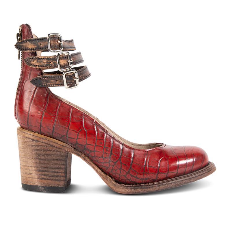 Pantofi cu cataramă triplă Cristina - Inspirație vintage