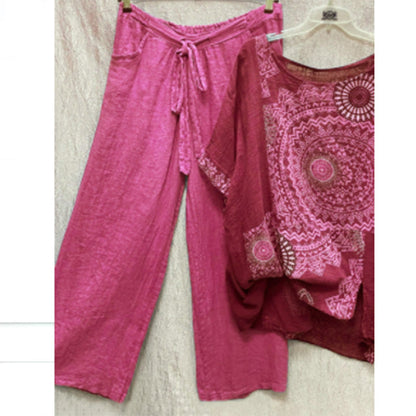 Set de două piese imprimate Cristina - inspirație boemă