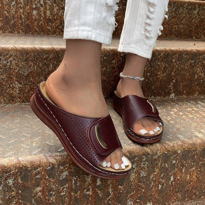 Sandale cu platformă goală Cristina Gore pentru femei