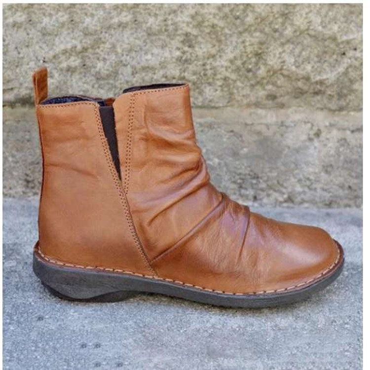 Cizme Martin Cristina - Stilul din piele PU cu volan