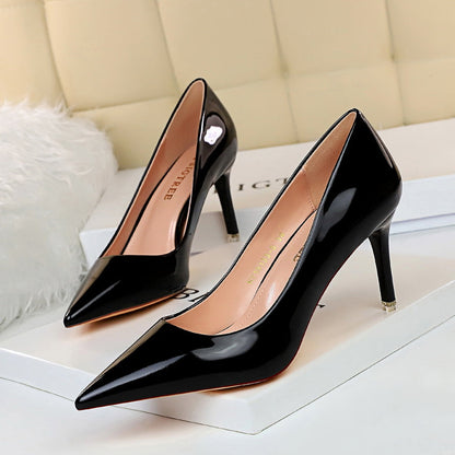 Tocuri stiletto elegante Cristina Gore negre