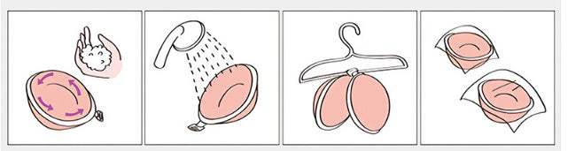 Sutien push-up invizibil Cristina - fără spate și fără bretele