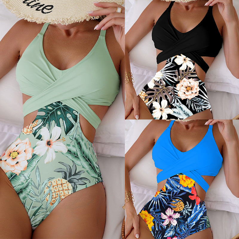 Chic Hollow Out Cristina Gore One-Piece Bikini