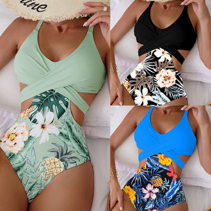 Chic Hollow Out Cristina Gore One-Piece Bikini
