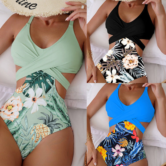 Chic Hollow Out Cristina Gore One-Piece Bikini