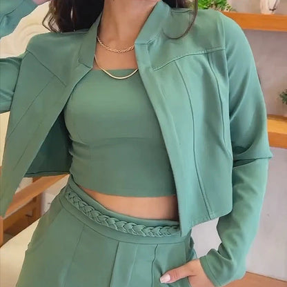 Ținută de damă Cristina - Pantaloni evazați simpli și eleganți