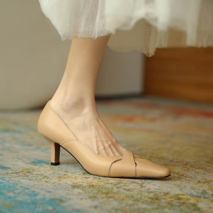 Tocuri elegante din piele de Cristina Gore