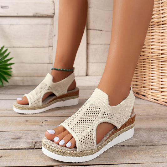 Breathable Wedge Sandals by Cristina Gore