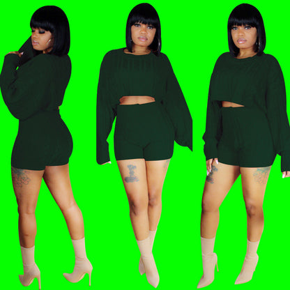 Set tricotat din două piese Cristina - Inspirație de stil street