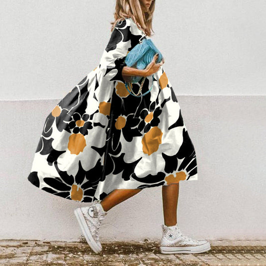 Rochie Cristina Sweet - Inspirație florală de vară, croială lejeră