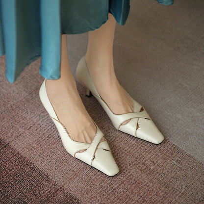 Tocuri elegante din piele de Cristina Gore