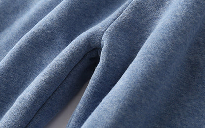 Pantaloni de trening din catifea din piele de miel Cristina - Confortabili și călduroși datorită căptușelii