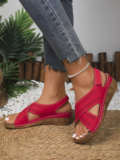 Sandale cu platformă Chic Comfort Cristina Gore, mărime mare