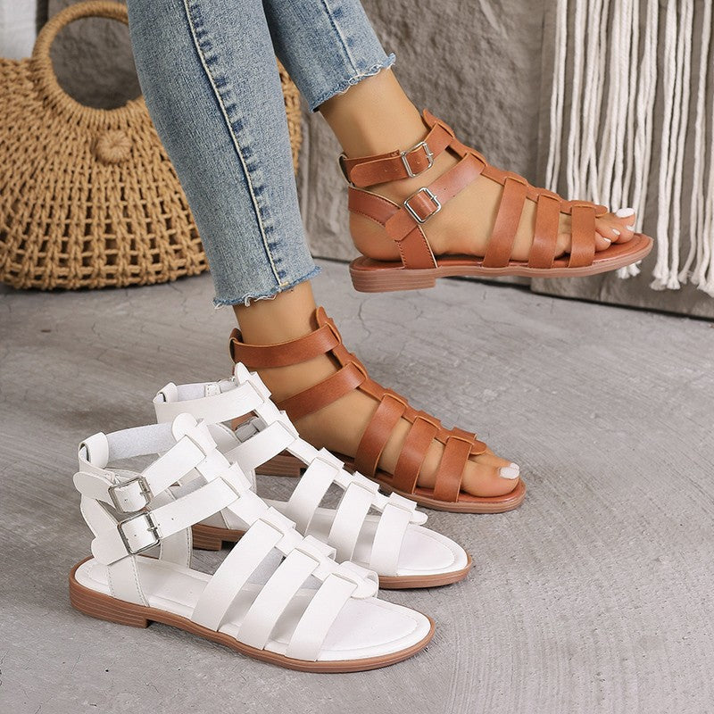 Chic Roman Cristina Gore Hollow Sandals