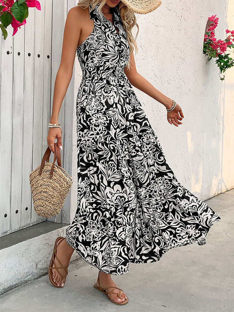 Rochie elegantă cu imprimeu floral de Cristina Gore
