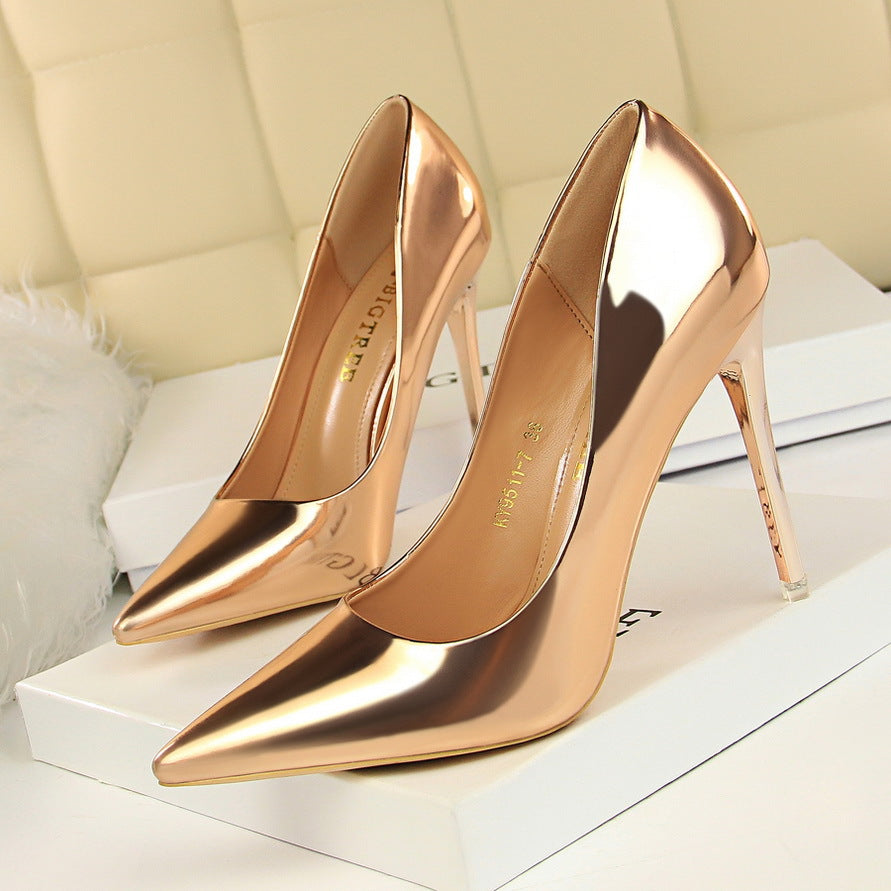 Tocuri stiletto elegante Cristina Gore negre