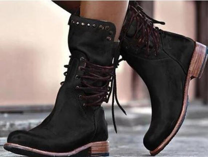 Cizme de călărie Cristina cu cuie - Inspirație pentru tocurile joase