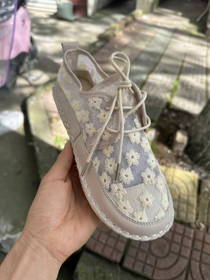 Pantofi cu șireturi Cristina - Design din plasă respirabilă