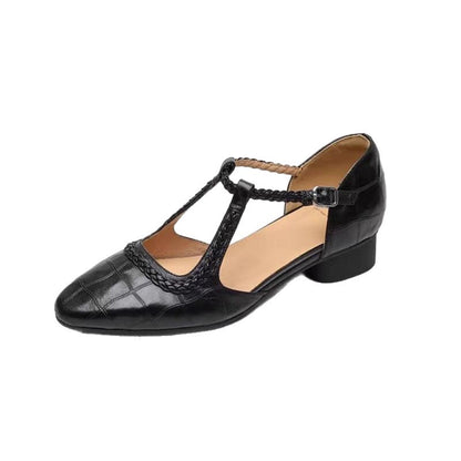 Pantofi cu toc gros retro Mary Jane de Cristina Gore