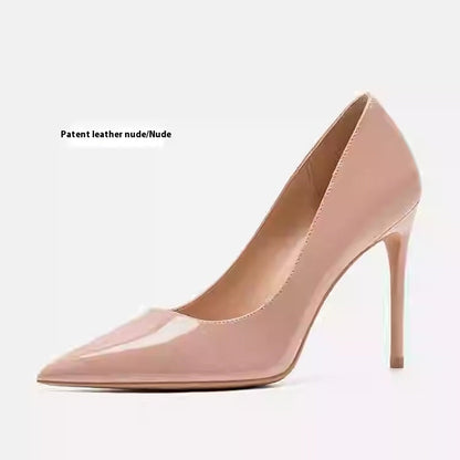 Tocuri stiletto elegante din piele de la Cristina Gore