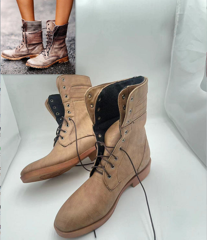 Ghete Cristina Martin - Bareta încrucișată, vârf rotund