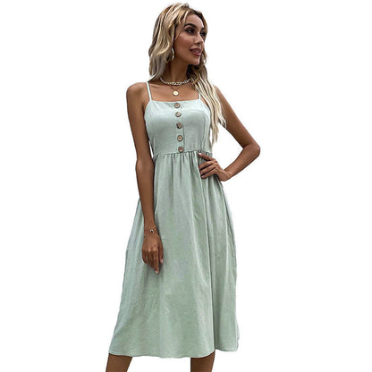 Rochie midi elegantă de vară Cristina Gore din colecția de vară