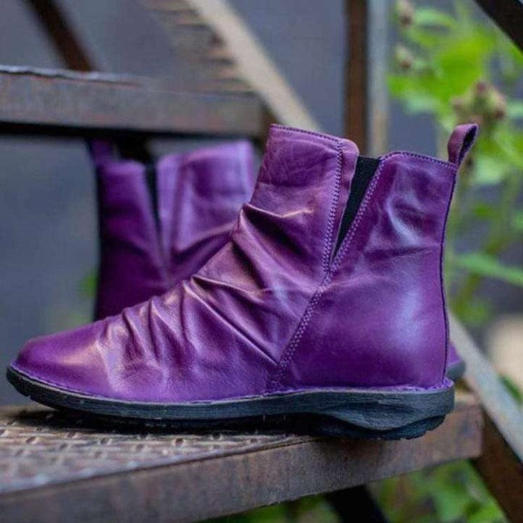 Cizme Martin Cristina - Stilul din piele PU cu volan