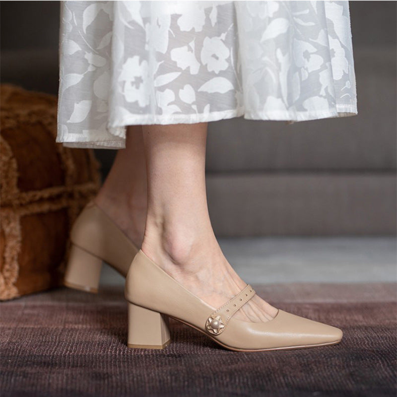 Classic Mary Jane Heels by Cristina Gore