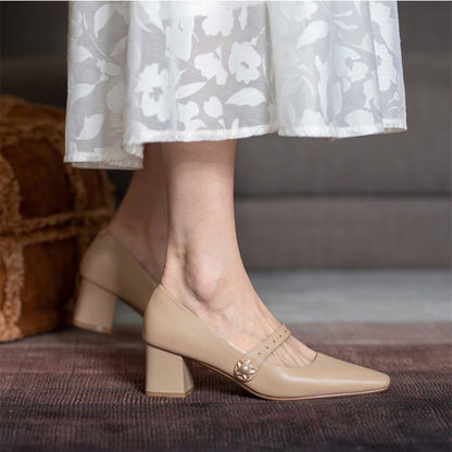 Classic Mary Jane Heels by Cristina Gore