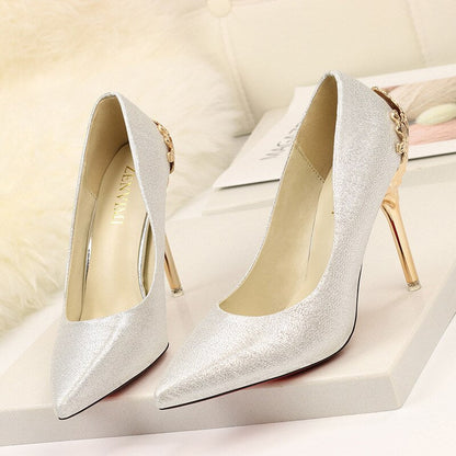 Elegant Suede High Heels by Cristina Gore