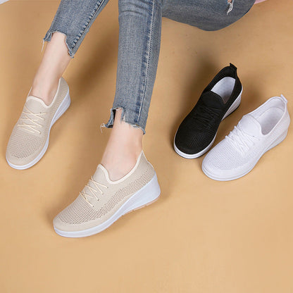 Breathable Mesh Platform Wedges by Cristina Gore