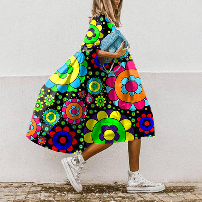 Rochie Cristina Sweet - Inspirație florală de vară, croială lejeră