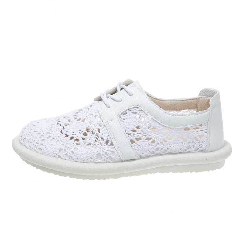 Pantofi sport casual Cristina Gore, respirabili, croșetați