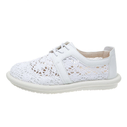 Pantofi sport casual Cristina Gore, respirabili, croșetați