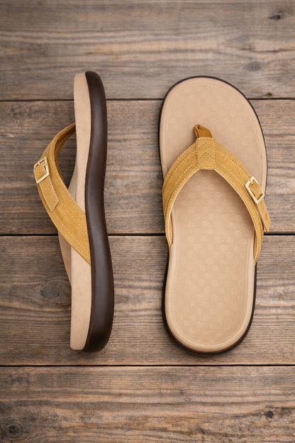 Șlapi de damă Cristina – Toc jos și ușor