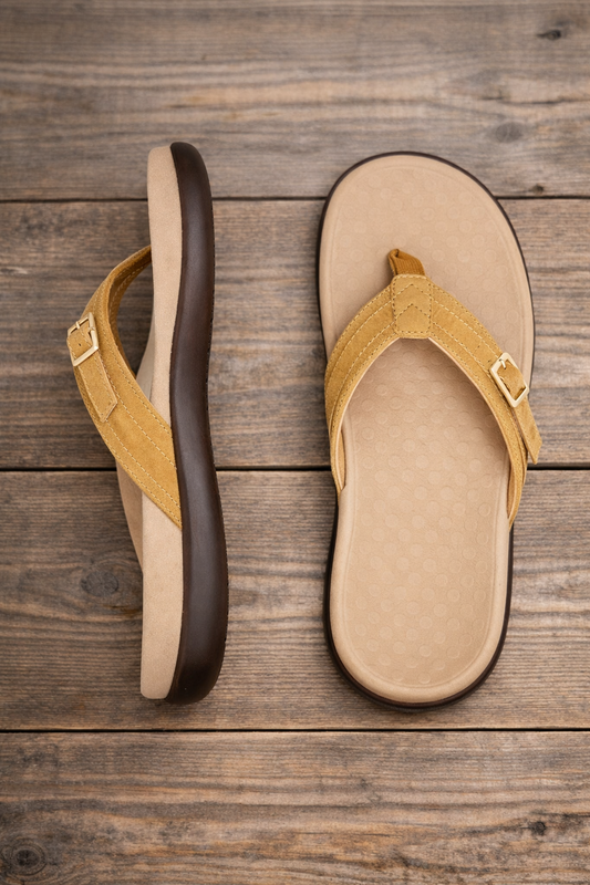 Șlapi de damă Cristina – Toc jos și ușor