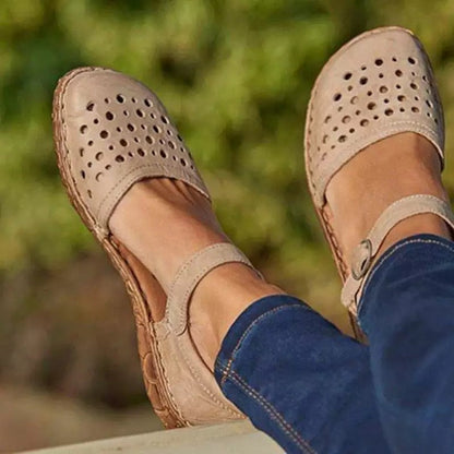 Sandale casual Cristina - Cataramă confortabilă, antiderapantă