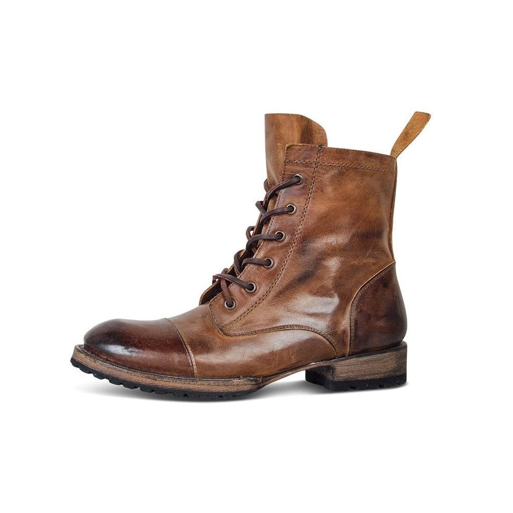 Ghete retro cu șireturi Cristina - Impermeabile și confortabile