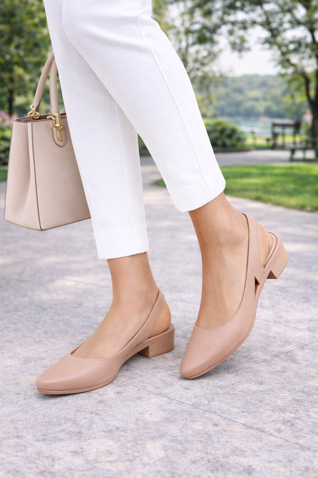 Sandale Cristina cu talpă joasă - Confort modern din PVC