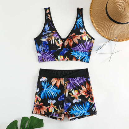 Bikini boxer cu imprimeu vibrant de Cristina Gore