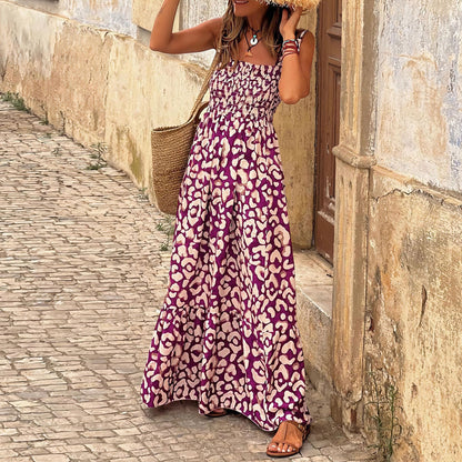 Rochie elegantă cu bretele florale de Cristina Gore