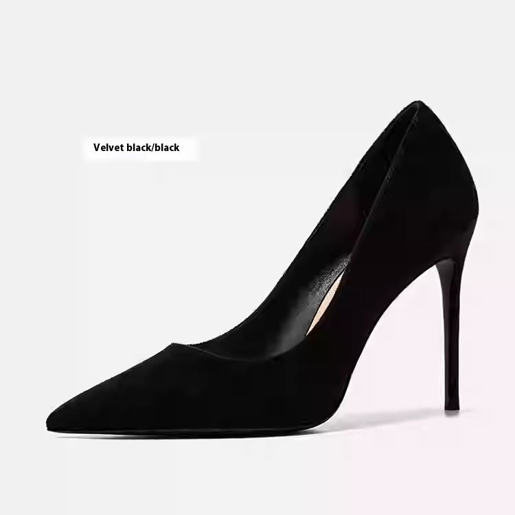 Tocuri stiletto elegante din piele de la Cristina Gore