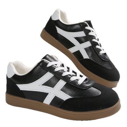 Teniși retro Cristina - Model cu vârf rotund pentru femei