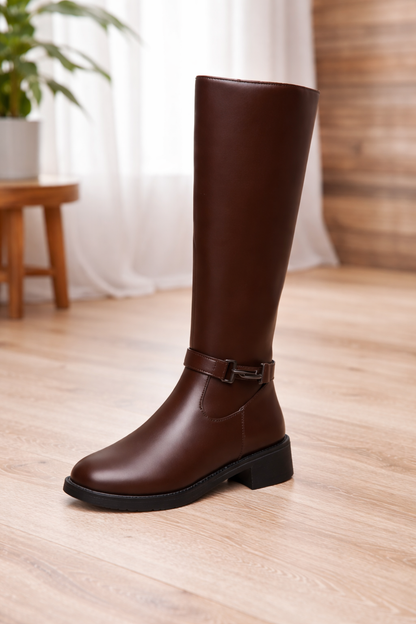 Cizme până la genunchi Cristina - Căptușeală moale, impermeabilă