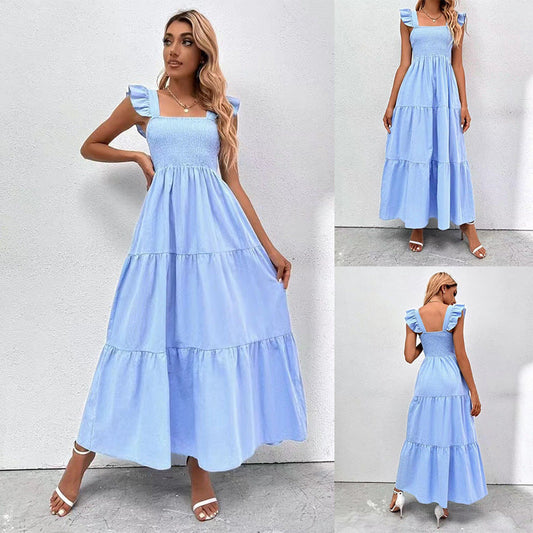 Chic Ruffle Maxi Dress by Cristina Gore