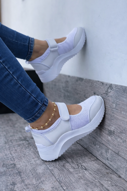 Teniși Cristina din plasă - Mocasini confortabili și respirabili