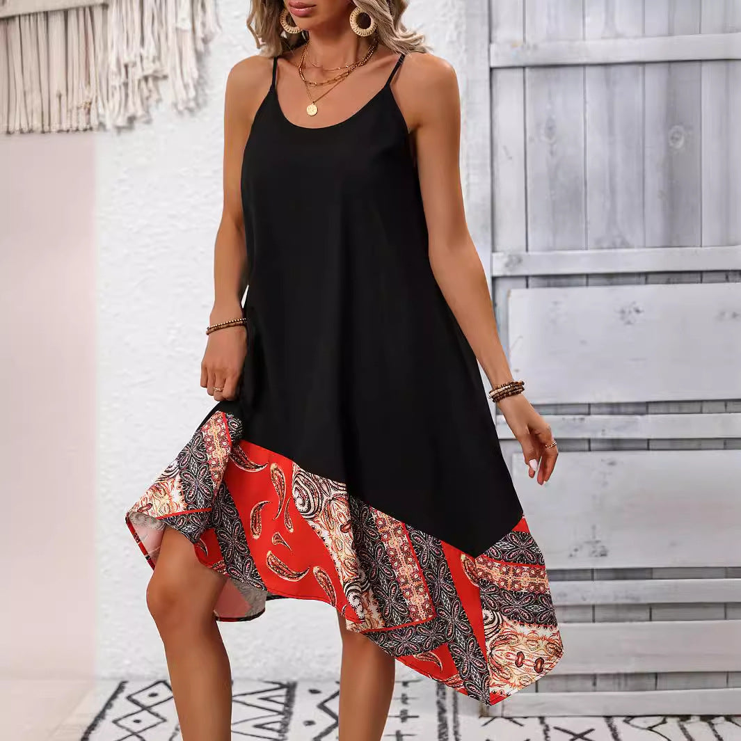 Rochie elegantă cu imprimeu sling de Cristina Gore