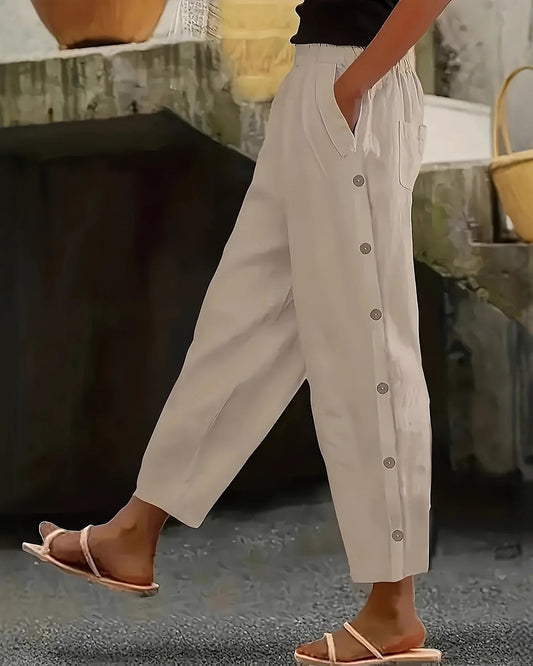Pantaloni versatili crop de Cristina Gore