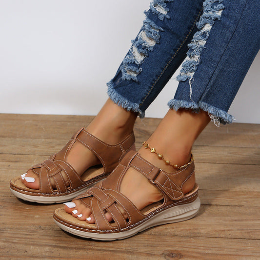 Sandale vintage confortabile cu platformă de Cristina Gore