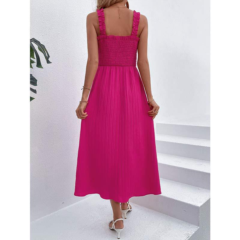 Rochie elegantă cu talie înaltă și trandafir de Cristina Gore